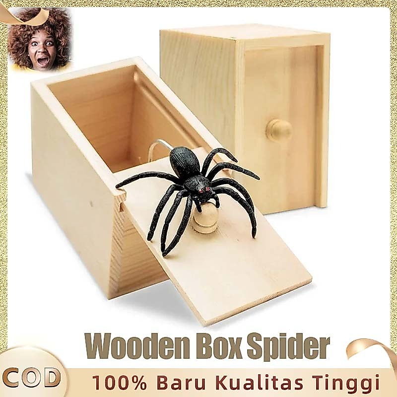Spider Prank Box Prank Kotak Laba Laba Spider Prank Toy Kotak Prank