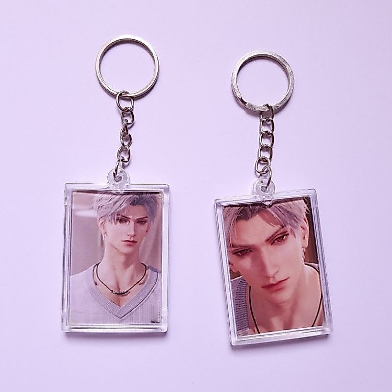 Keychain Love And Deepspace Keychain Sylus Gantungan Kunci Love And Deepspace Gantungan Kunci Sylus
