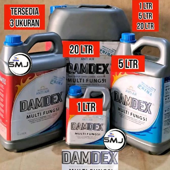 Damdex 5Ltr Damdex 20Liter Damdex Multifungsi 5 Ltr Damdex 20Ltr Obat Cor Pengeras Beton 1 Liter 5 L