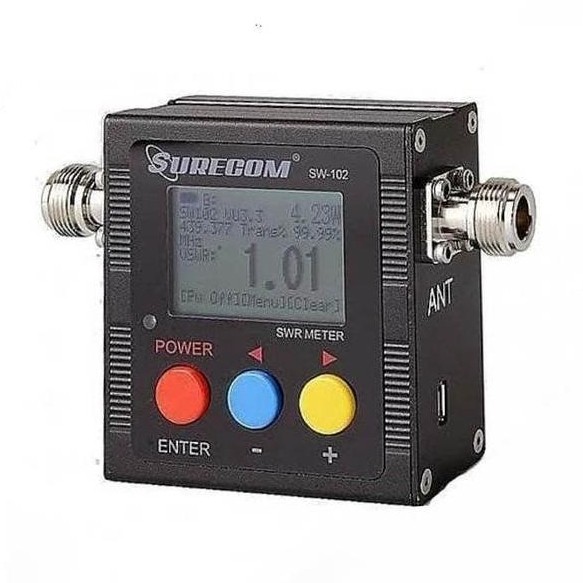Surecom SW-102 Digital VHF UHF SWR 125-525MHz Power Meter SW102