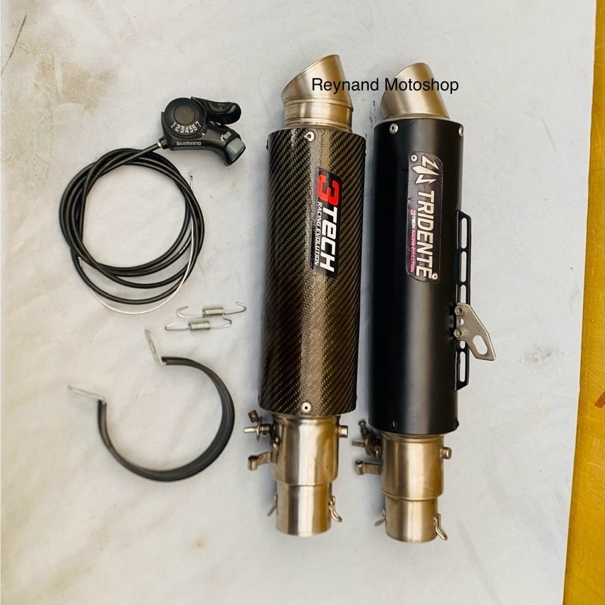 knalpot 3tech Ronin katana Ronin musashi Tridente f19 Tridente F23 Tridente F20 eva