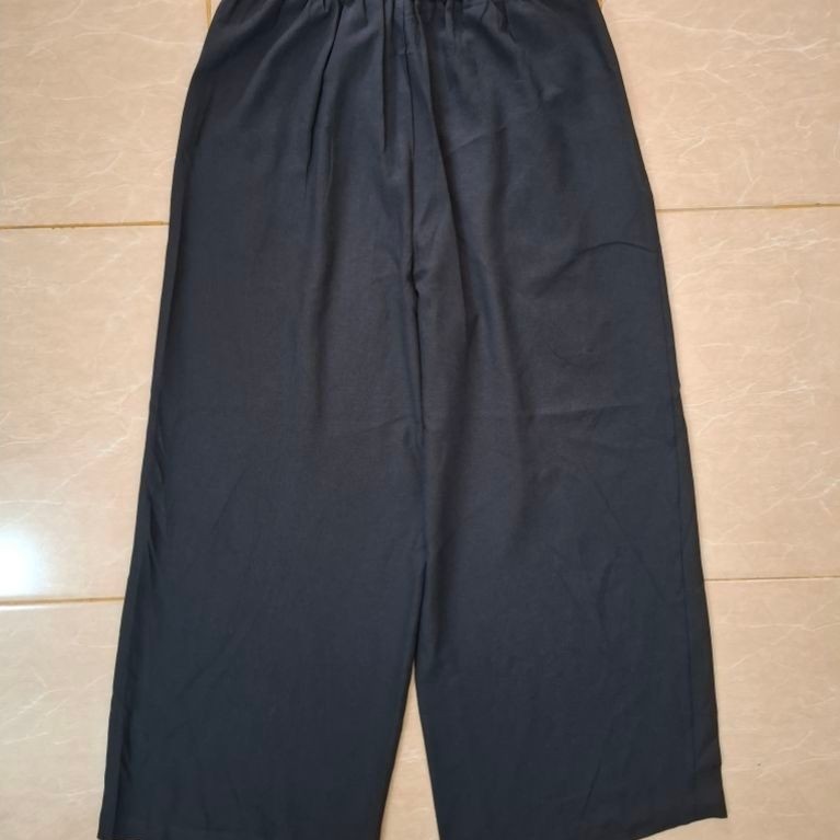 Celana Panjang Kerja Casual Kulot Kain HW Highwaist Wanita Cewek