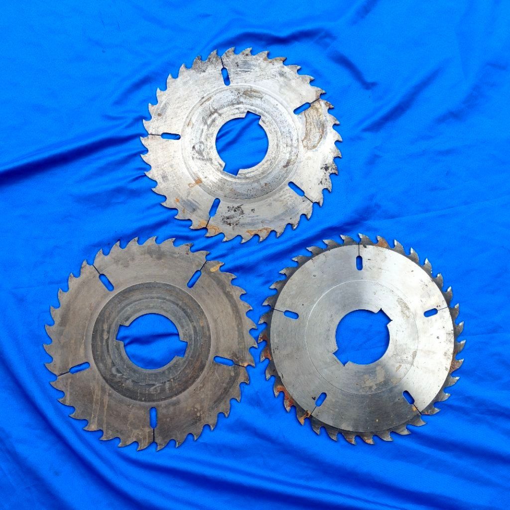 Mata gergaji bekas circular saw merk kanefusa dan non merk baja berkualitas bahan pembuatan pisau