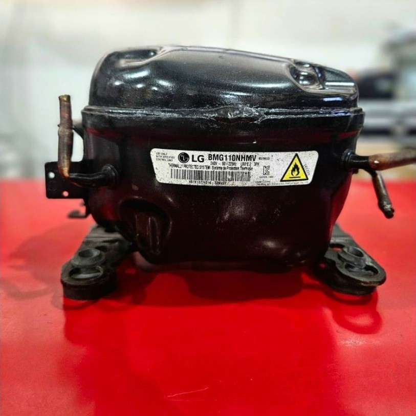 KOMPRESOR KULKAS 1/4PK INVERTER LG BMG110NHMV REFRIGERANT R600A BEKAS