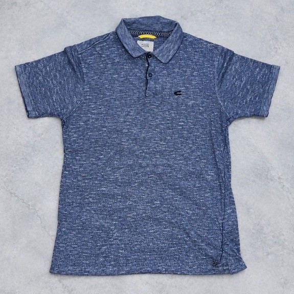 Camel Active Kaos Polo Pria Lengan Pendek Warna Biru