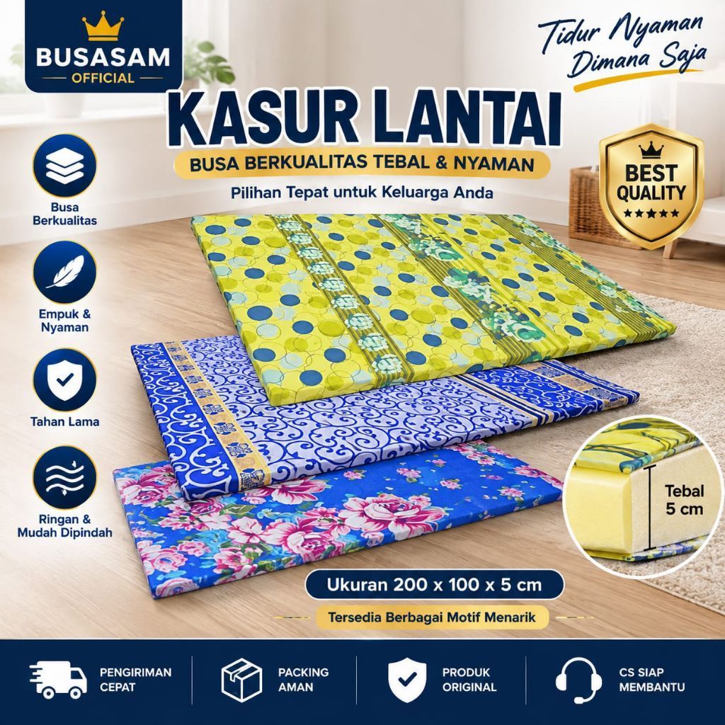 100x200x5 / KASUR BUSA LANTAI / KASUR LANTAI / KASUR SPON / KASUR BUSA