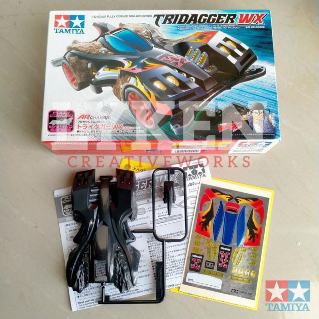 Tamiya Original Body Tridagger WX for AR Chassis