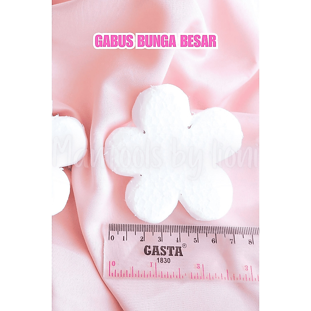 GABUS KUE BENTUK BUNGA BESAR DUMMY STYROFOAM GABUS UNTUK DEKORASI KUE CAKE