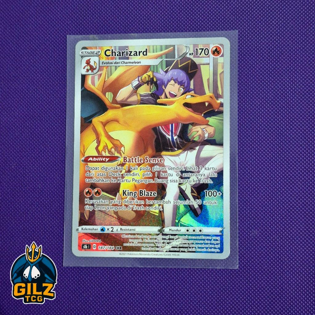 Kartu Pokemon Charizard CHR 187/184