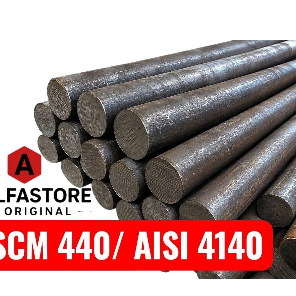 SCM 440/AISI 4140 Dia 60 mm (Asli Original)