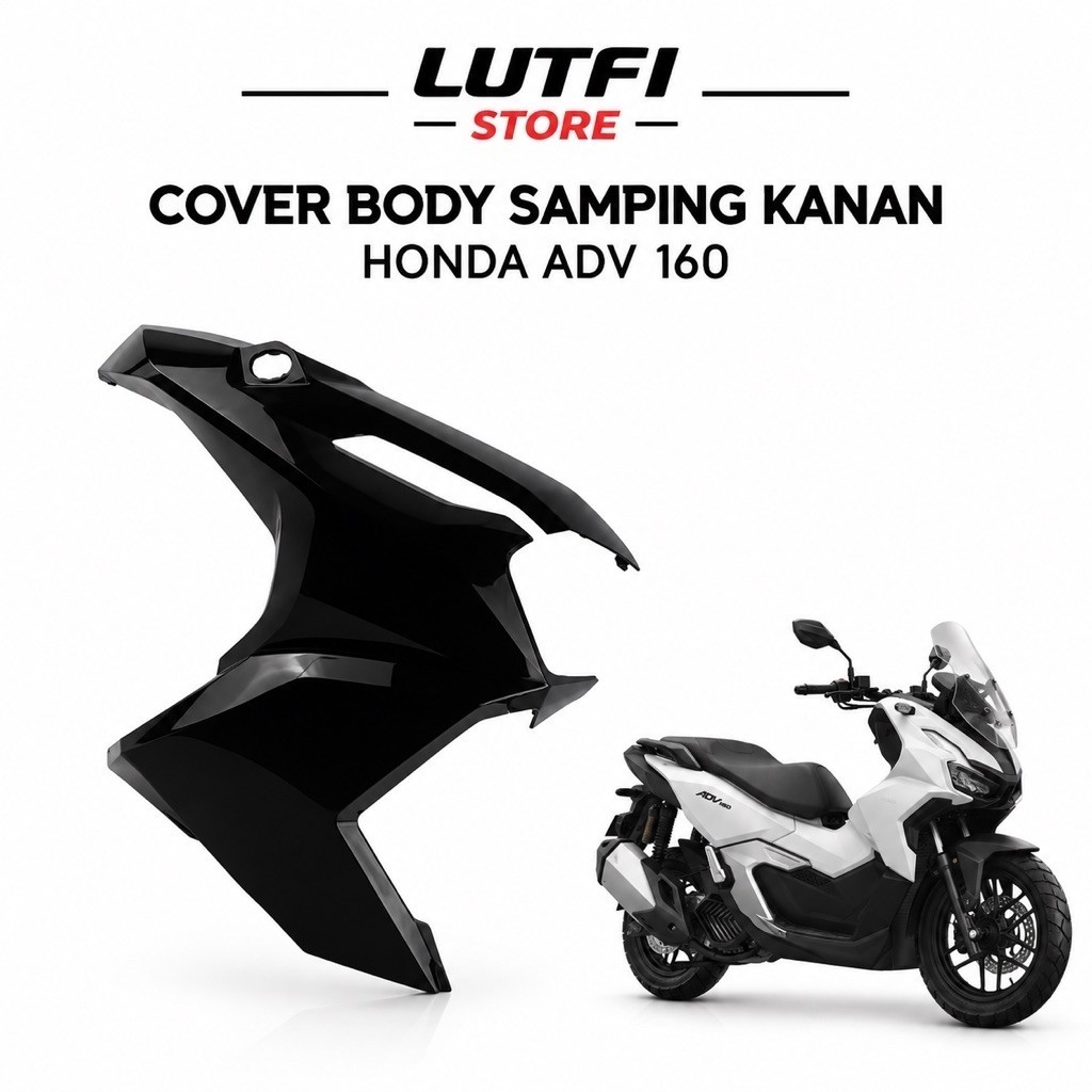 Cover Body Samping Kanan Honda ADV 160 - 64501K0WNA0ZB