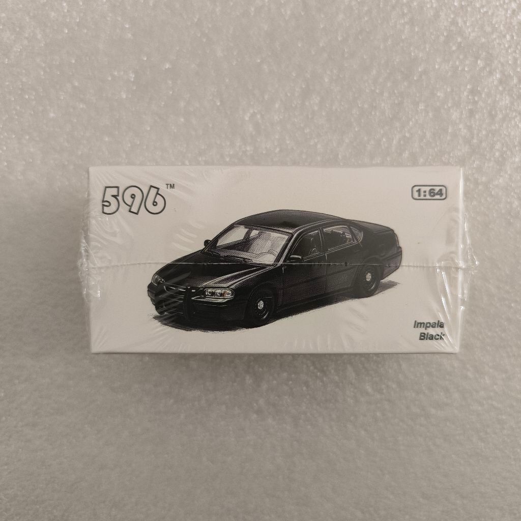 596 MODEL 1/64 CHEVROLET IMPALA BLACK