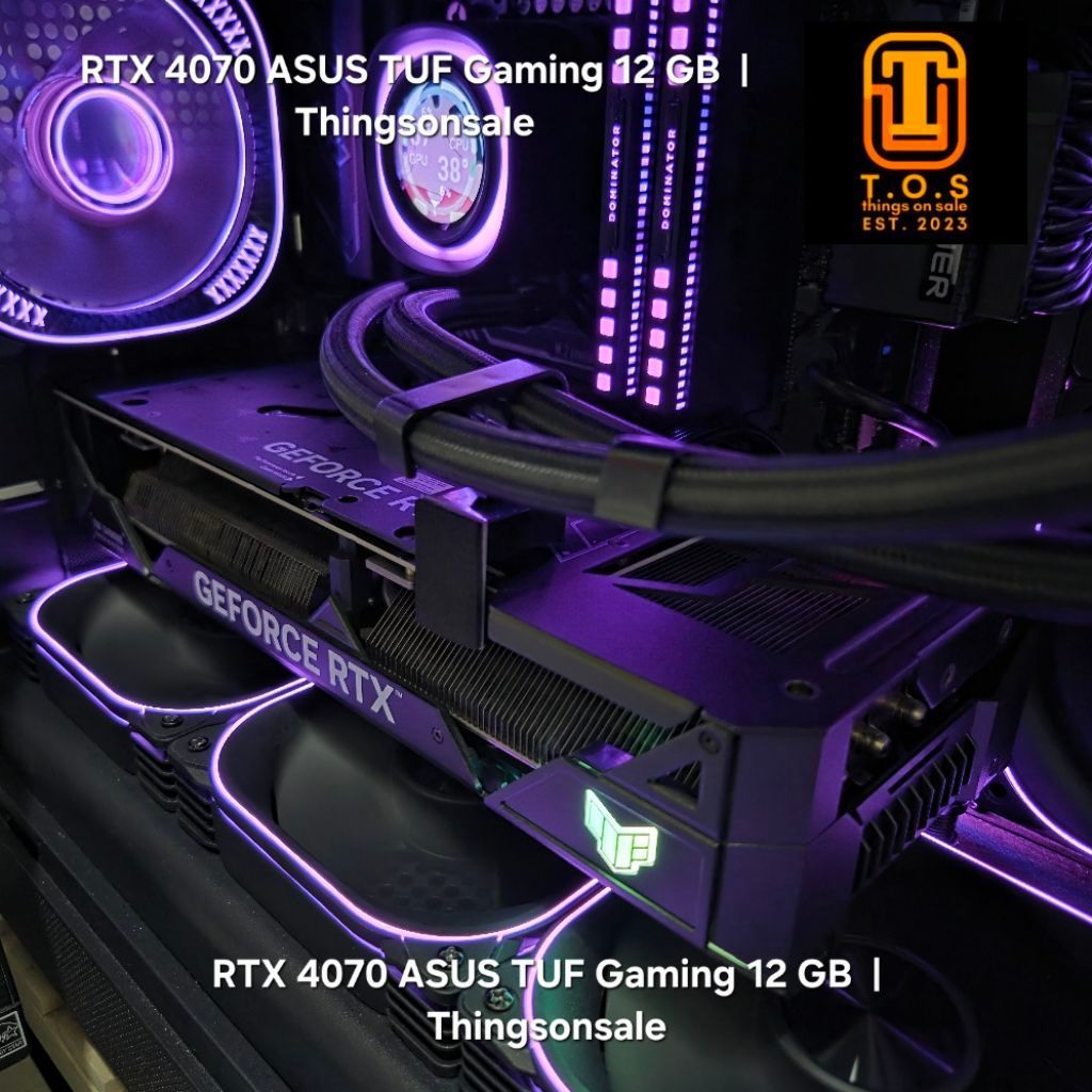 RTX 4070 ASUS TUF Gaming 12 GB Nvidia Geforce GPU VGA