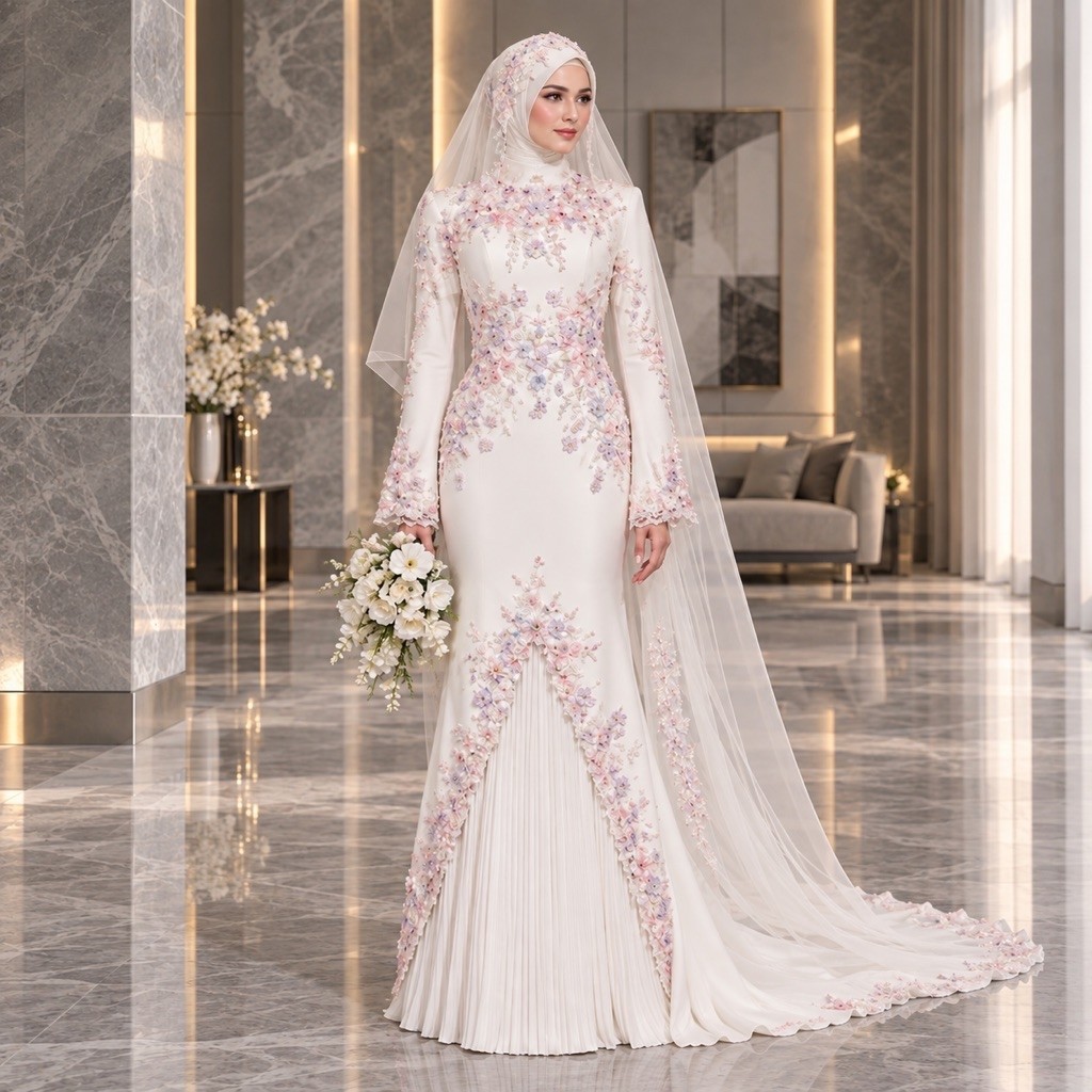 gaun pengantin malaysia melayu gaun akad gaun walimah wedding dress