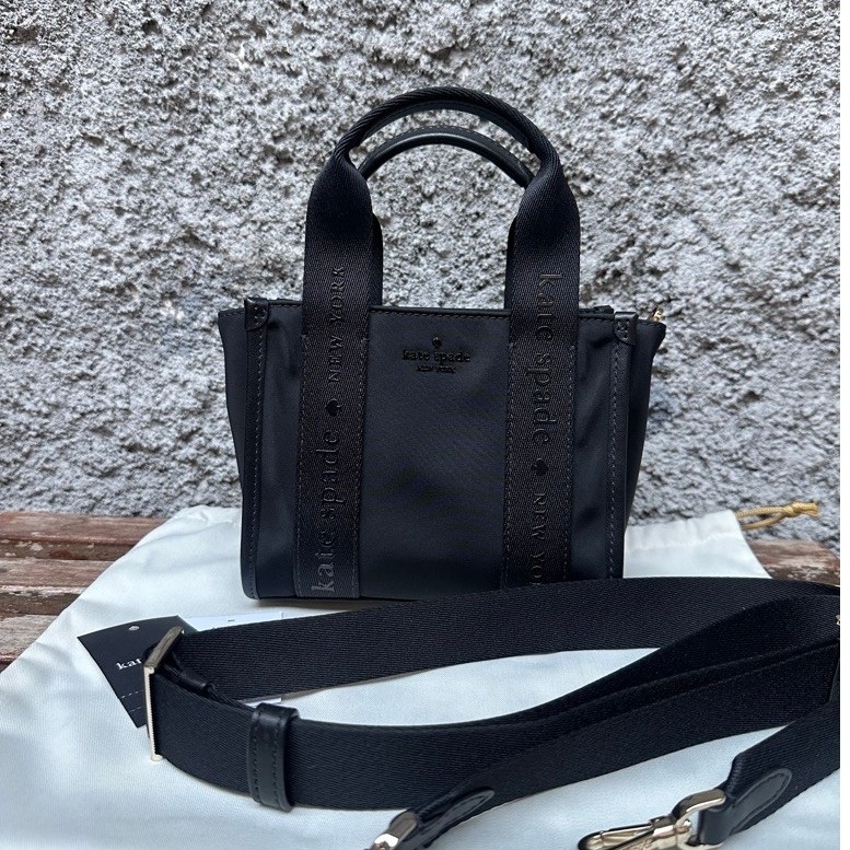 Preloved Kate Spade Kip Leather Mini Tote Bag Black