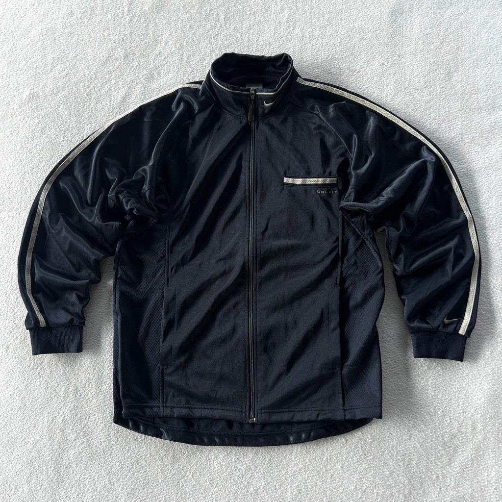 Vintage 00s NIKE Track Jacket (Reflective)