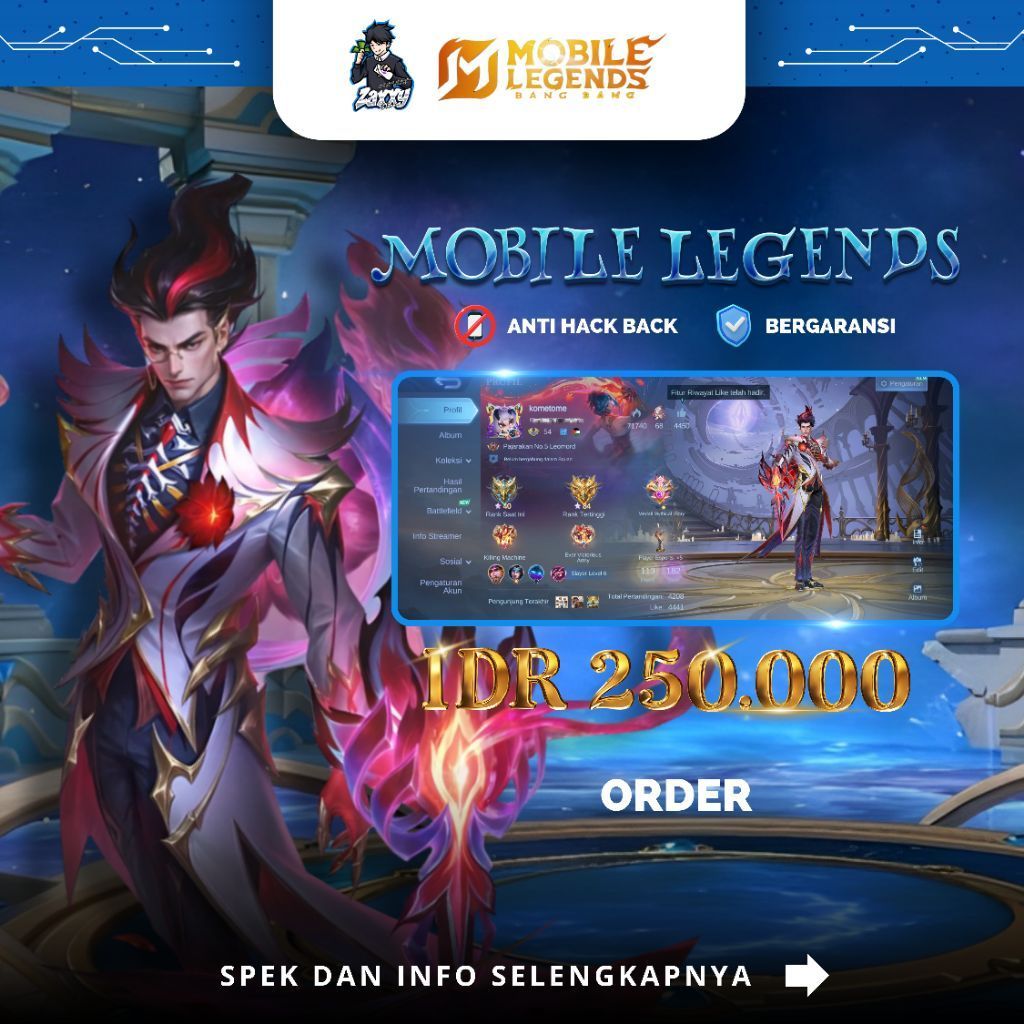 AKUN MLBB MURAH