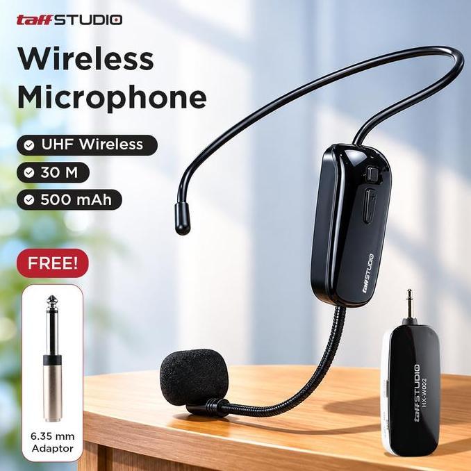 Mic Wireless Bando Clip On Original