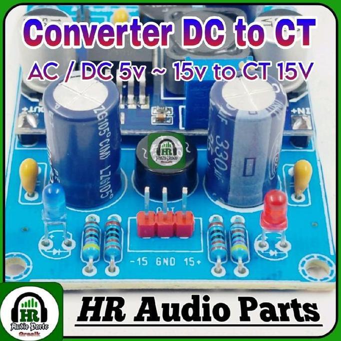 Kit Modul Ct15V Converter Step Up Ac / Dc 5V ~ 15V To Ct 15V For Tone Control Preamp Mixer Mic Echo 