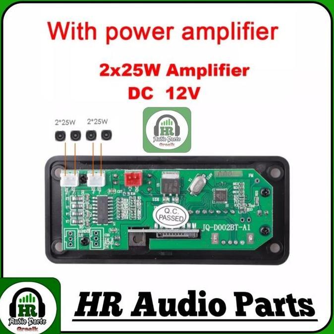 Mp3 Player Bluetooth 2X25W Modul Mp3 Bluetooth Plus Amplifier 2 X 25W