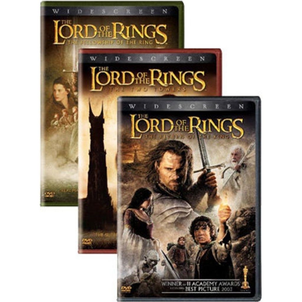 KASET DVD FILEM THE LORD OF RINGS LENGKAP 1-3 FILMS LORD OF THE RINGS