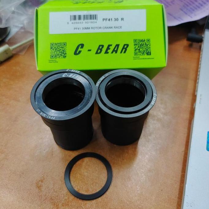 C-Bear Pf41 30 R Bottom Bracket Ceramic C Bear Pf41 30Mm Rotor Spindle Crank-Race