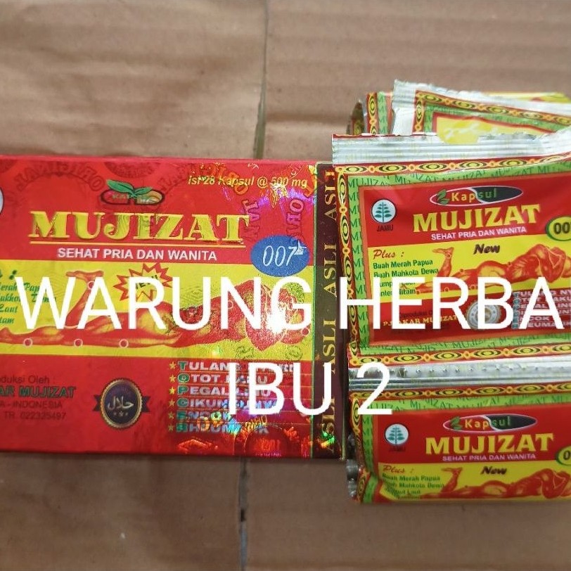 Mujizat herbal original 007 isi 14 saset