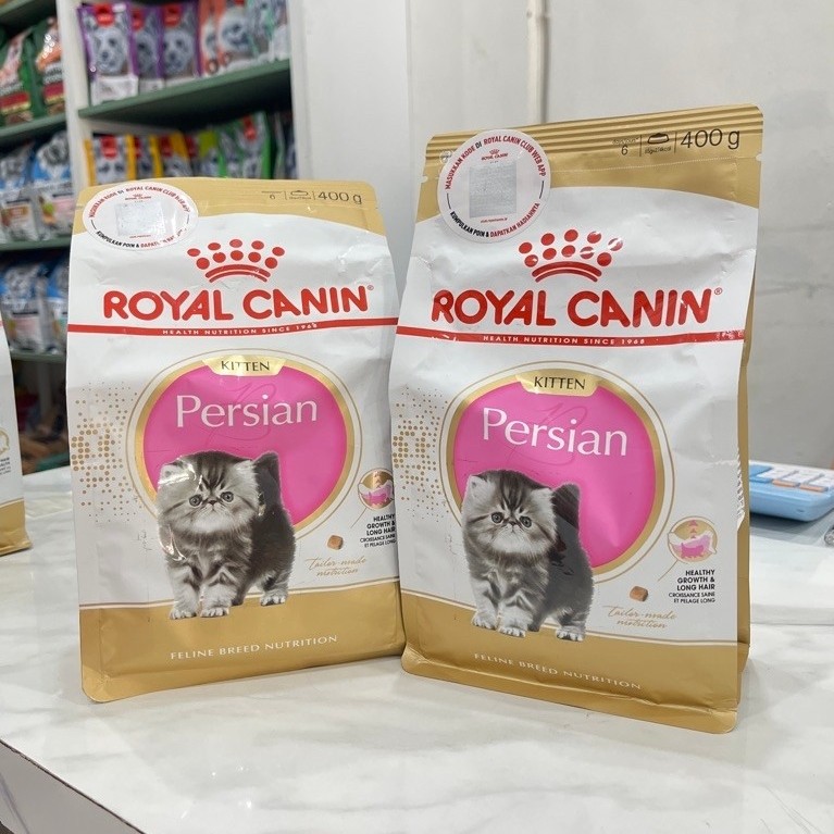 ROYAL CANIN Kitten Persian 400g Membantu Pertumbuhan Kucing Persia Protein Serat Probiotik