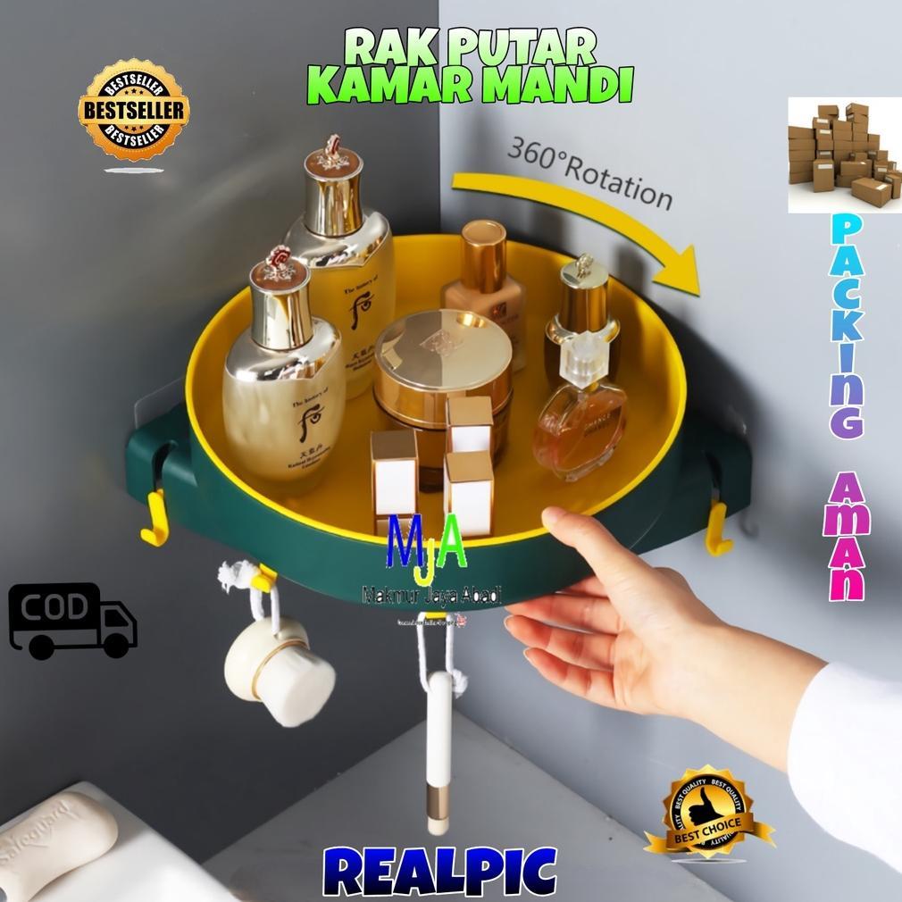 Rak Sudut Kamar Mandi / Minimalis Sudut Putaran 360 / RAK DAPUR / RAK PUTAR