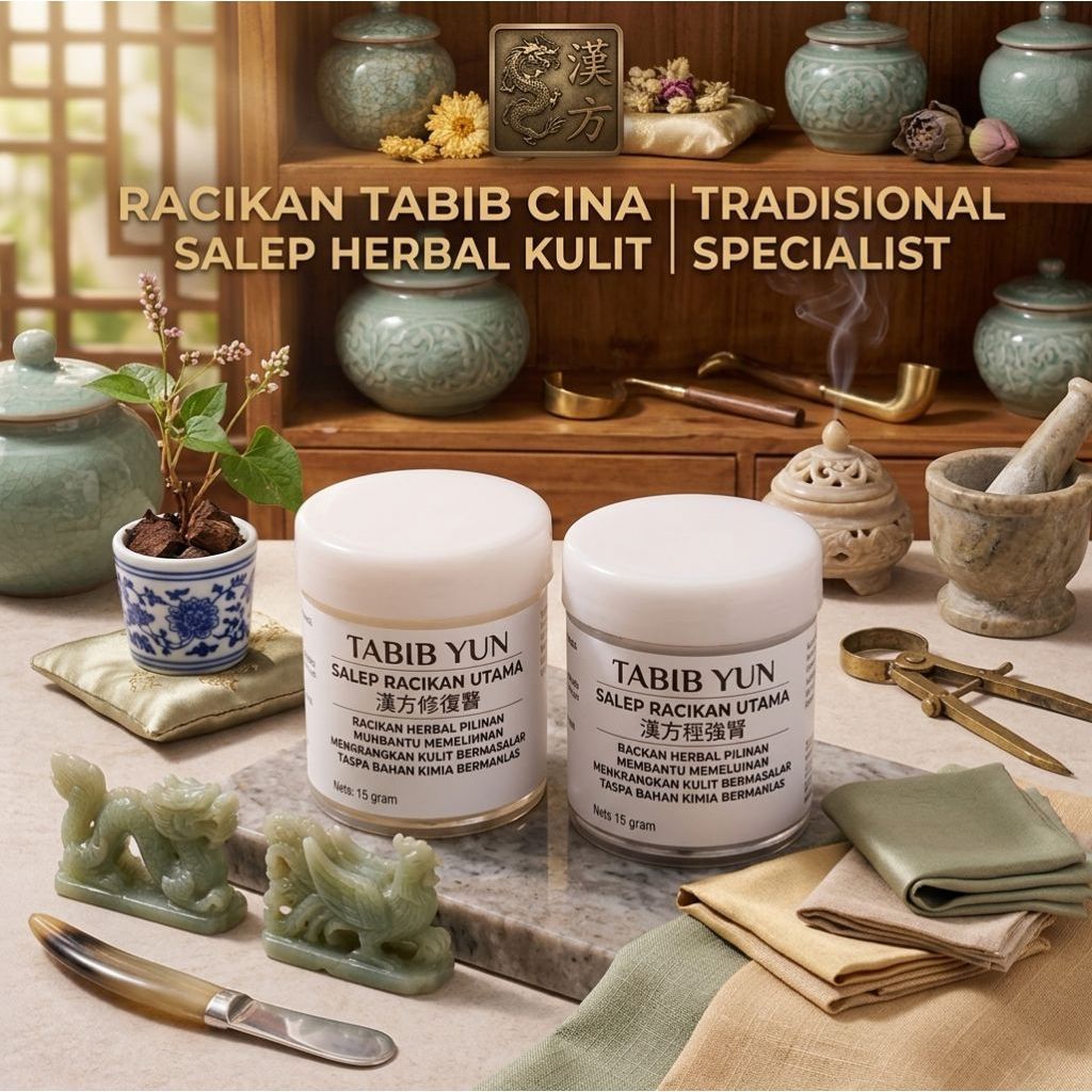 Salep Herbal Racikan Tabib Cina - Salep Gatal Eksim Panu Kadas Kurap Dll 15g