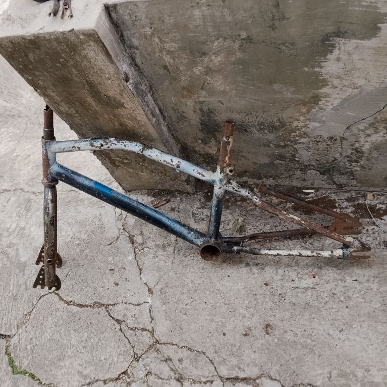 FRAME FORK SEPEDA BMX 20 WIMCYCLE METALIZER dengan Fork MATA TIGA ORIGINAL JADUL VINTAGE Wimcycle id
