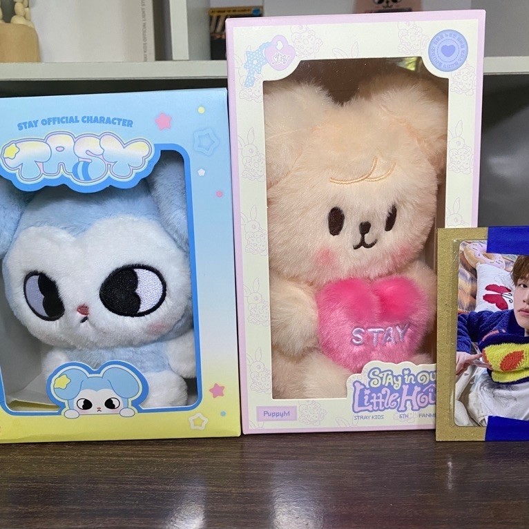 (Ready stok) Tasy Plush Original Ver. - SKZOO Secret Micro PuppyM Ori Ver. / Boneka Stay Official Ca