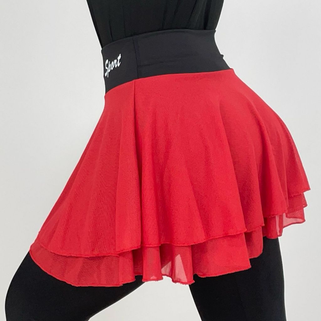 KADENS Luaran Rok Tanpa Inner Bahan Tile Jaring/Rok Mini/Sport Skirt/Rok Tanpa Dalaman Celana/Rok Te
