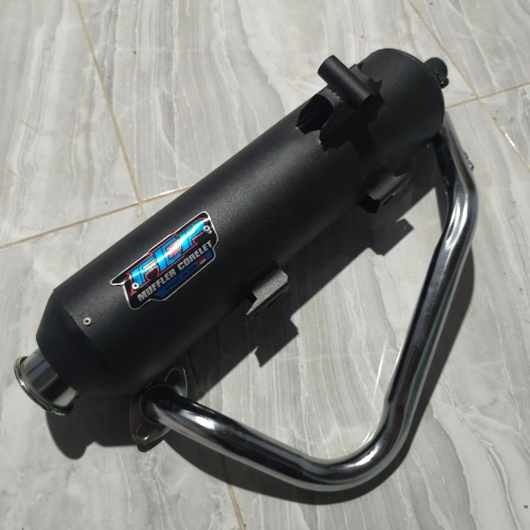 KNALPOT STANDAR RACING FEP TERMURAH HARGA PELAJAR ORIGINAL KNALPOT TSUKIGI STANDAR RACING MATIC MONC