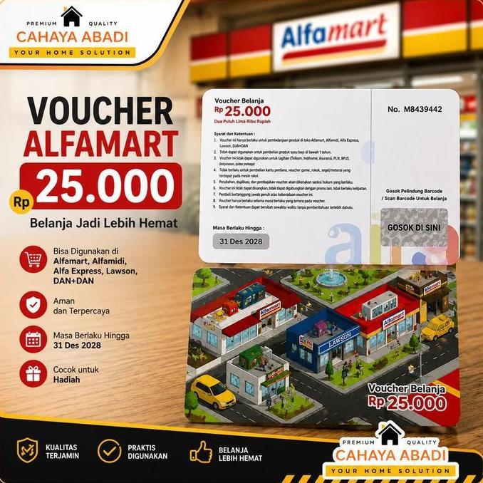 DEVLONG_SAGARA - VOUCHER INDOMARET 25000 / VOUCHER ALFAMART 25000