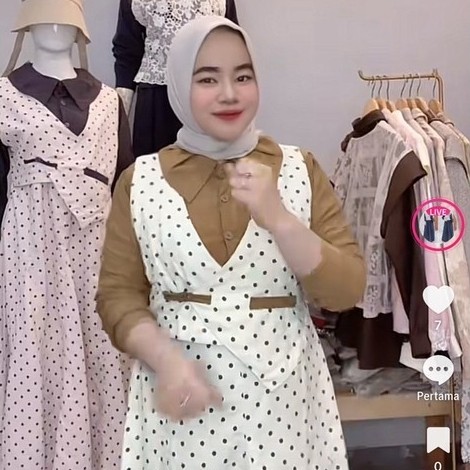 Dress Layla terbaru layla dress polkadot / Dress Layla polkadot  / Dress Layla terbaru