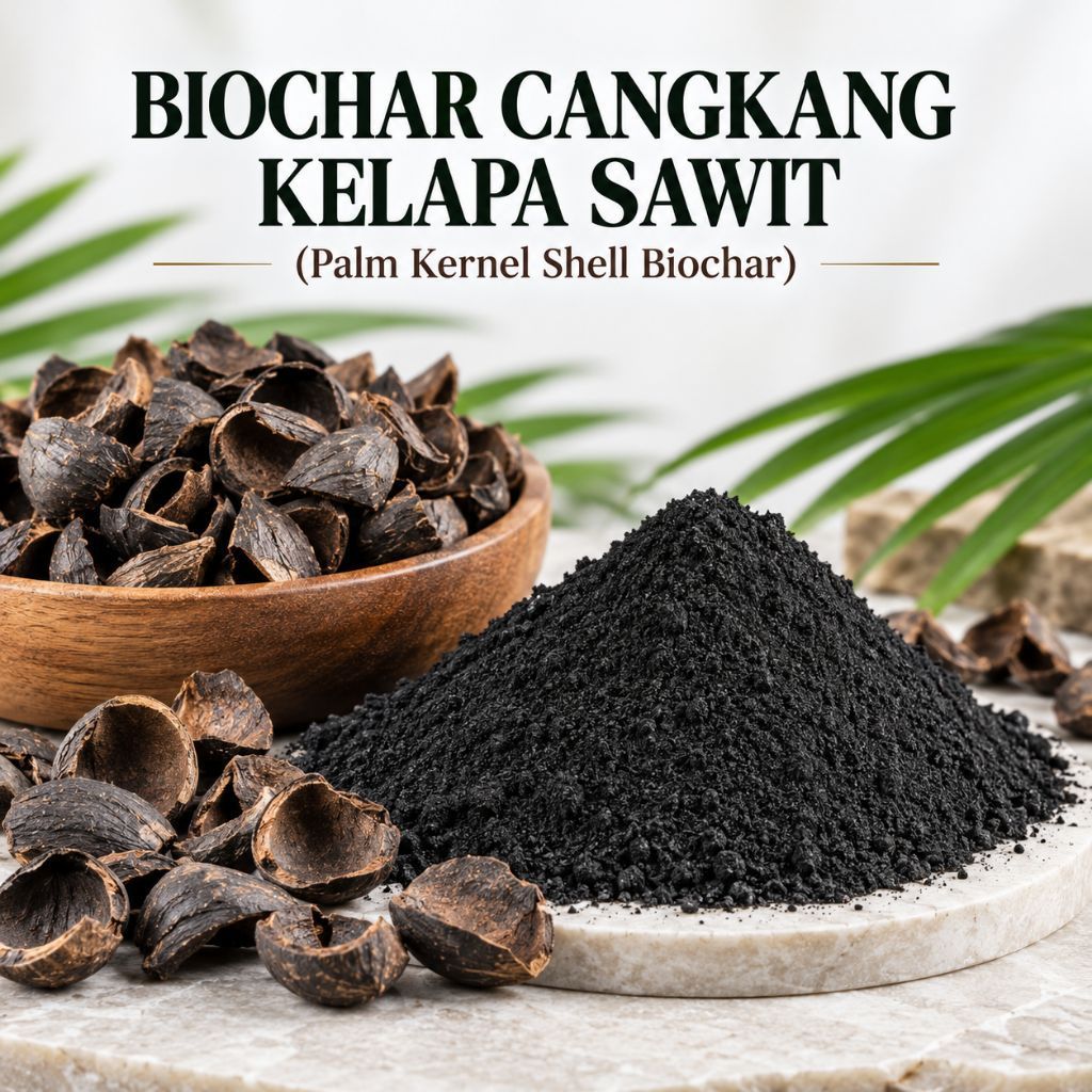 BIOCHAR CANGKANG KELAPA SAWIT (Palm Kernel Shell Biochar) untuk Penelitian