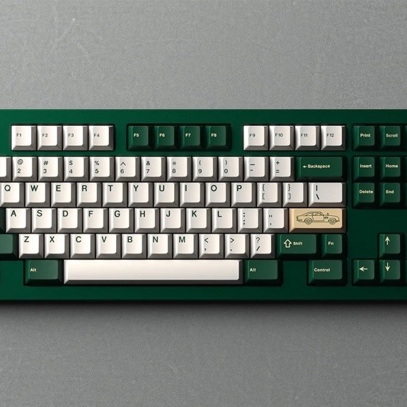 GMK British Racing Green keycaps