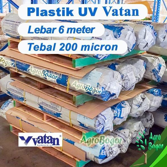 Plastik UV Vatan Lebar 6 meter, Plastik UV Vatan eceran
