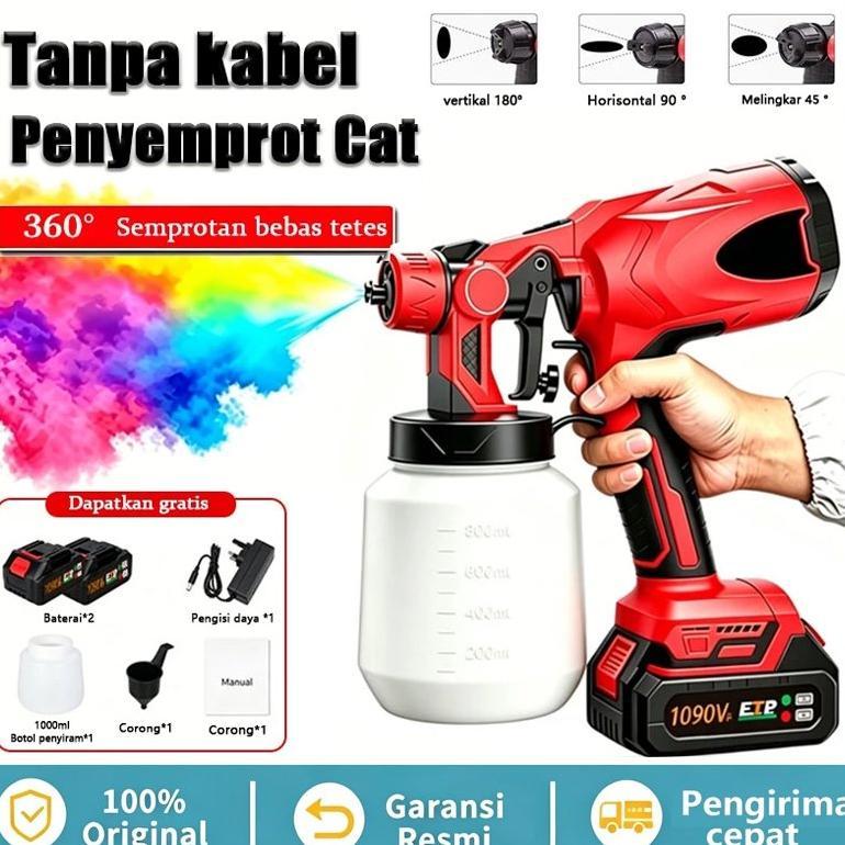 Spraygun Cat Semprot Listrik 750W 1000ML Spray Gun Pistol Alat Cat Pistol semprot listrik Paint semp