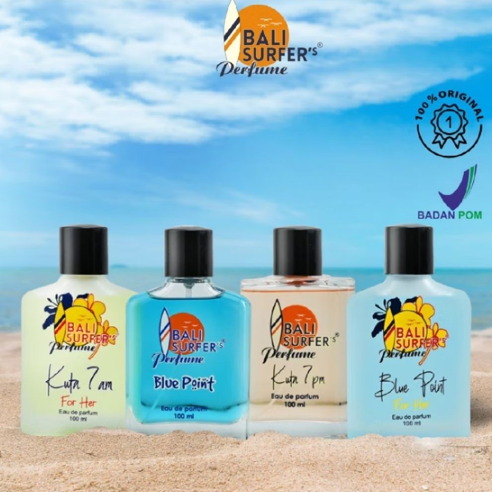 Bali Surfers Parfum| Papan Selancar| Blue Point| Parfum Bali Surfer| Blue Point| BSP Blue Point| Par