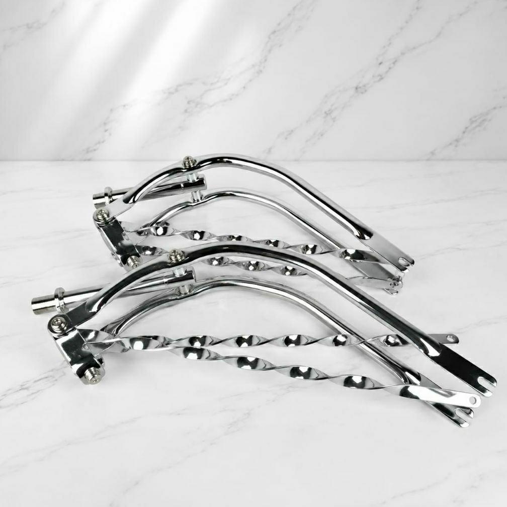 Fork Springer Lowrider BENT BENGKOK Chrome Plated / Fork Lowrider Custom TAIWAN