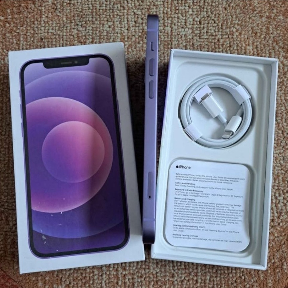 Iphone 12 128 inter bh 93 fullset no minus