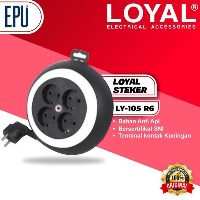 Loyal Kabel Roll LY105 Yunior Kabel Roll LY-105 Kabel Gulung Kabel Extension Listrik