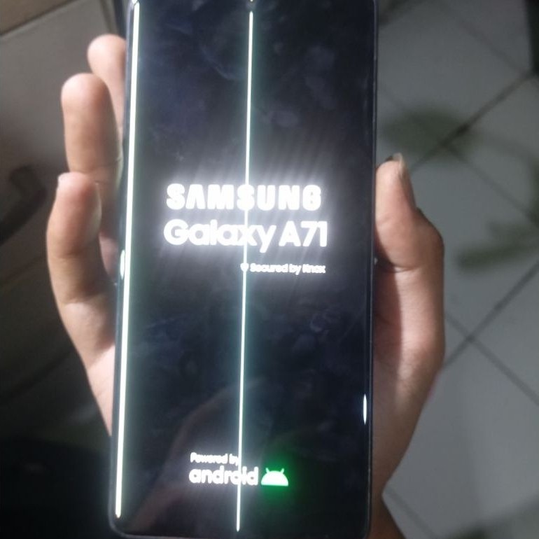 Lcd copotan samsung A71 original AMOLED include frame minus