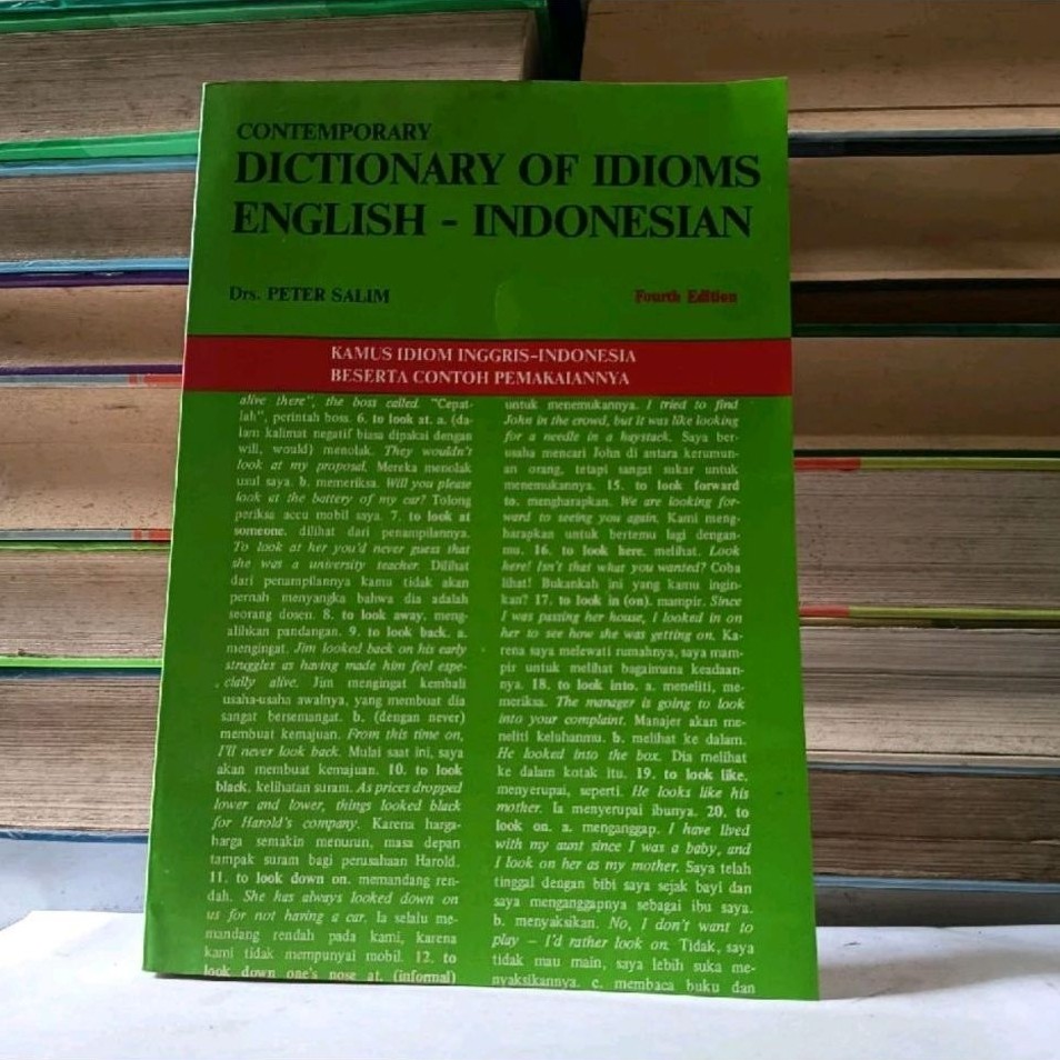 CONTEMPORARY DICTIONARY OF IDIOMS - ENGLISH-INDONESIAN - PETER SALIM