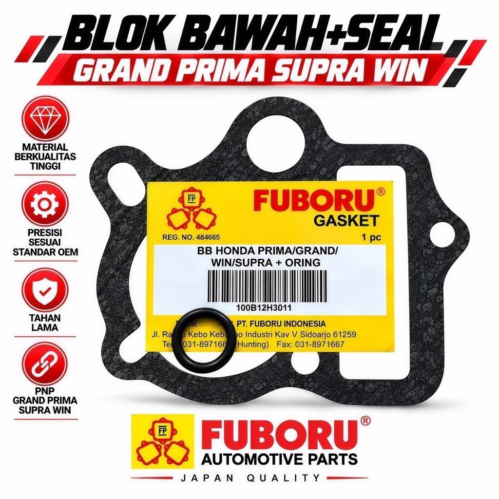 PACKING PERPAK BLOK BAWAH BURING GRAND SUPRA PRIMA SUPRA X SUPRA LAMA SUPRA XX SUPRA V FUBORU