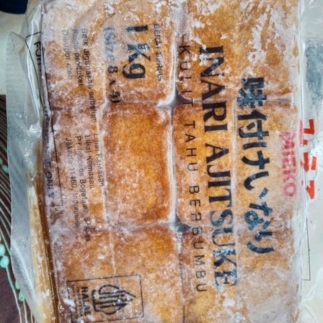 Ajitsuke INARI KULIT TAHU JEPANG 60 lembar HALAL PREMIUM