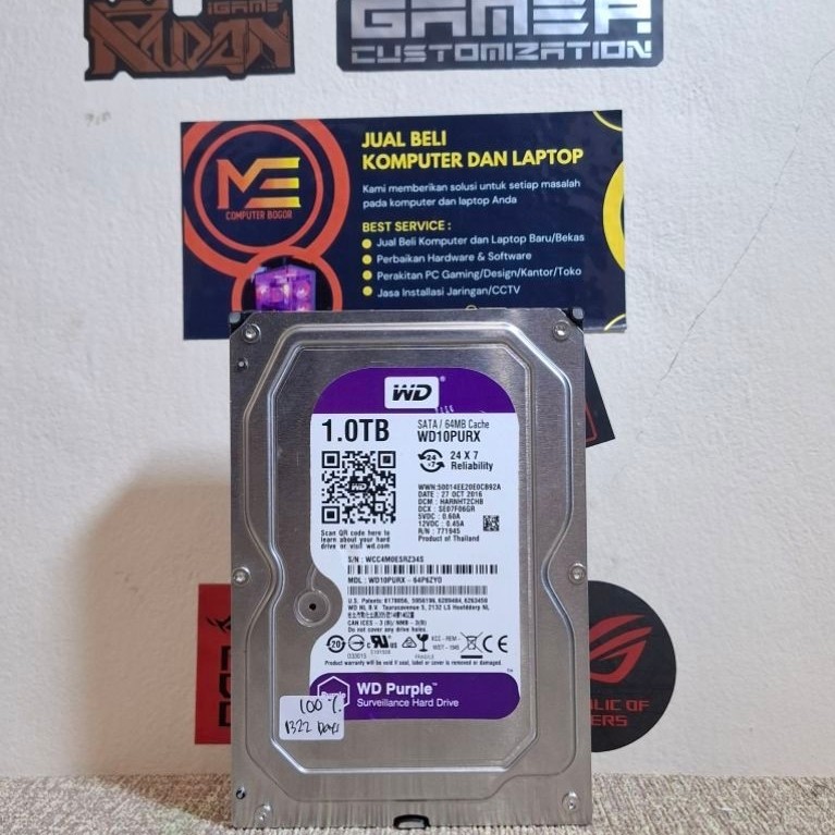 Harddisk 1TB 3.5 inch HDD Hardisk Internal PC CCTV