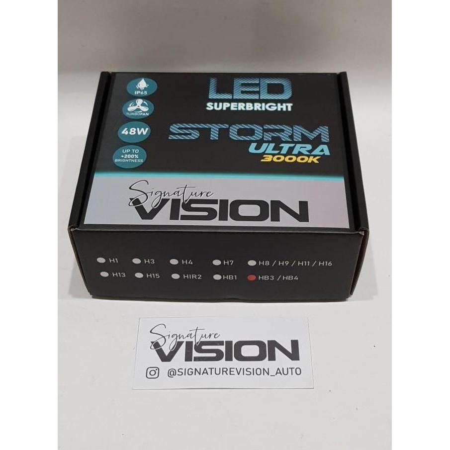 SV LED STORM ULTRA 3000K Lampu Kabut FOGLAMP Mobil H3 H27 880 881